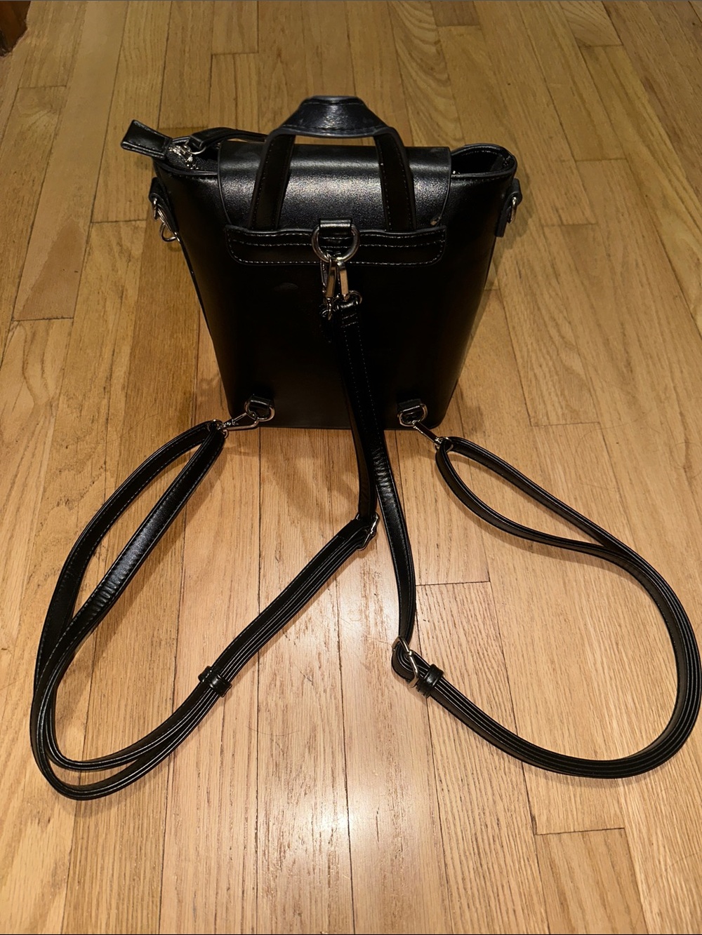 FAUX LEATHER BACKPACK - Picture 2 of 8